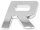 3D Car-Logo, Großbuchstabe R EUFAB