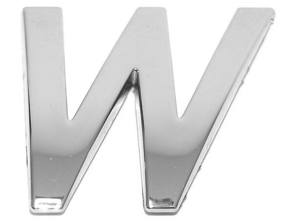 3D Car-Logo, Großbuchstabe W EUFAB