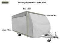 Wohnwagen-Schutzhülle 510 x220 x 250cm CALIMA