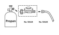 Propandruckregler 2,5 bar DR 114