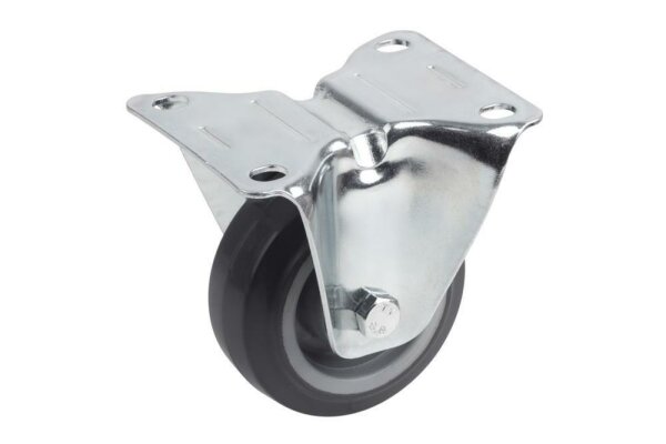 Transportbockrolle 80mm grau