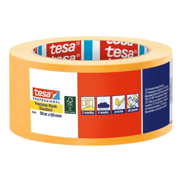 tesa Professional 4344 Präzisionskrepp Standard 50mx50mm