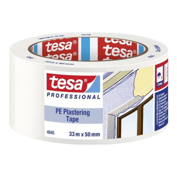 tesa Professional 4845 Putzband PE 33mx50mm weiß