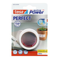 tesa extra Power Perfect Gewebeband 2,75mx19mm weiß