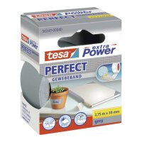 tesa extra Power Perfect Gewebeband 2,75mx38mm grau