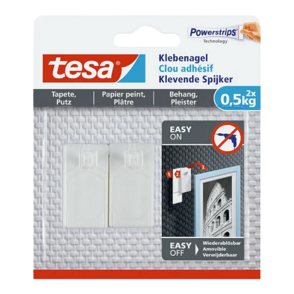 tesa Klebenagel für Tapeten und Putz 2x0,5kg