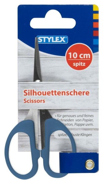 Silhouettenschere spitz 10cm