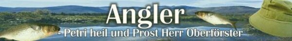 Zollstock 2m Angler - Petri heil und Prost Herr Oberförster