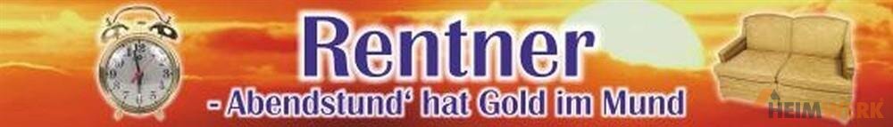 Zollstock 2m Rentner - Abendstund hat Gold im Mund