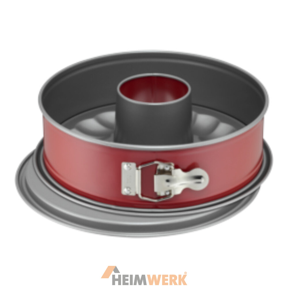 Springform 28cm Flach- &amp; Rohrboden KAISER