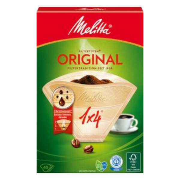 Melitta Aroma Filtertüten 1x4 40er