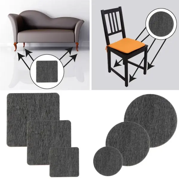 Möbelgleiter/Filzgleiter 18fach sort.