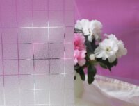 Statische Klebefolie 150x45cm "KARO"