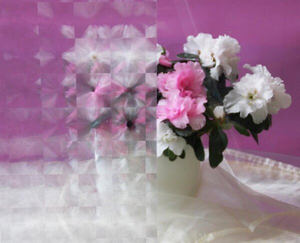Statische Klebefolie 150x45cm "KRISTAL"