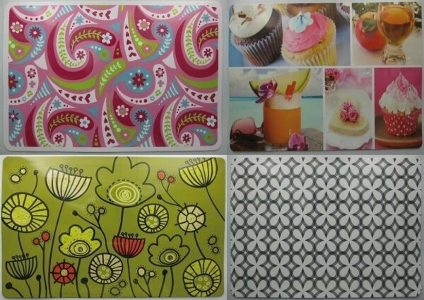 Platzset PVC ca. 44x29cm Sortiment Modern