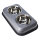 Futterstation Edelstahl 2x850ml