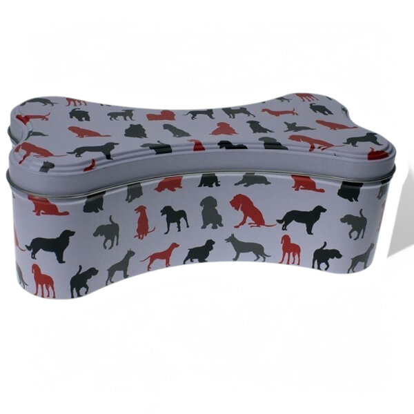 Tierleckerchen-Box Blech "Knochen"