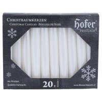 Hofer Baumkerzen 20er metallic Perlmutt