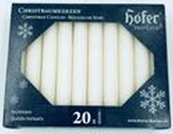 Hofer Baumkerzen 20er Champagner