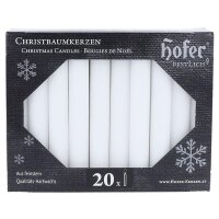 Hofer Baumkerzen 20er Weiss