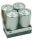 Hofer 4er Stumpen 40-80 metallic Silber