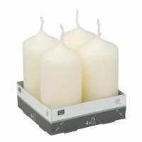 Adventstumpen 4er 40x80 champagner