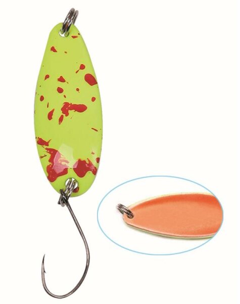 Trout Spoon Prince 2,0g gelb-rot/orange PALADIN