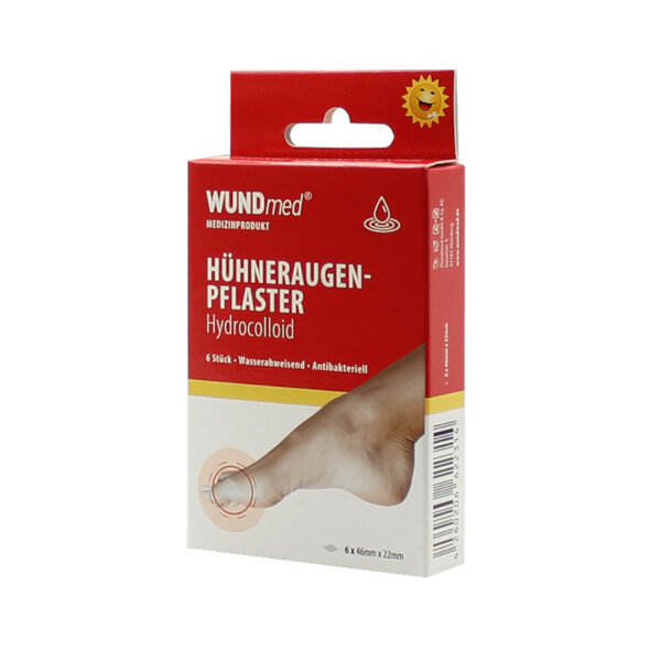 Hühneraugenpflaster Hydrocolloid 6er Wundmed