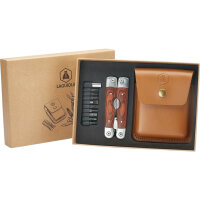 Multifunktionswerkzeug/Multi-Tool mit Pakka-Holz-Griff inkl. Tasche LAGUIOLE