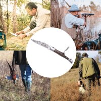 LG FOLDABLE KNIFE GREY PAKKA CORKSCREW Klappmesser m....