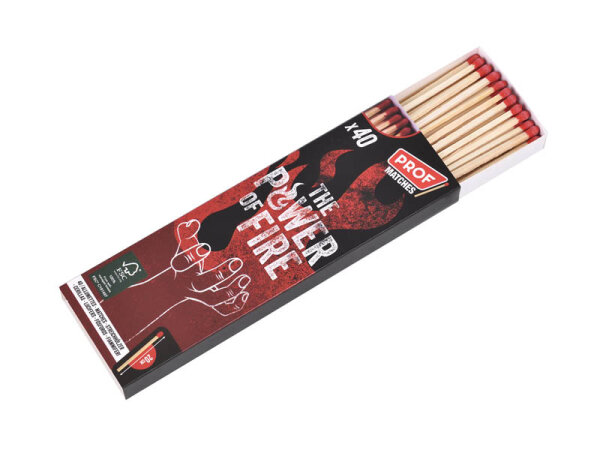 Streichhölzer 40er 20cm in Dekoschachtel i. DP