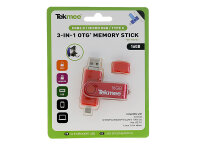 USB-SPEICHERSTICK 16 GB Memory Stick 3-IN-1 OTG TEKMEE