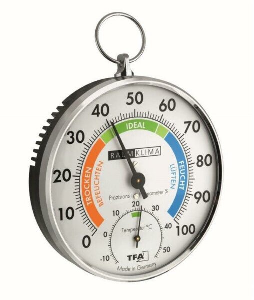 Thermo-Hygrometer silber