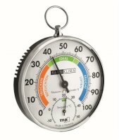 Thermo-Hygrometer silber