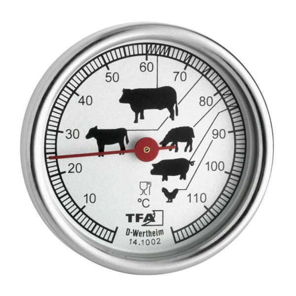 Bratenthermometer Edelstahl