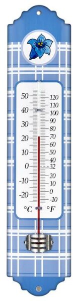 Innen-Außen-Thermometer blau