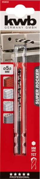 ROCKER Bohrer 6-kant 5,0mm