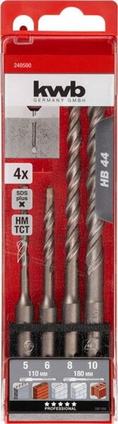 Hammerbohrersatz 4tlg. HB 44 5-10/110+160