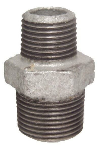 Reduzier Nippel 3/4"x1/2", verzinkt