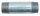 Verzinkter Rohrnippel, 1"x100mm