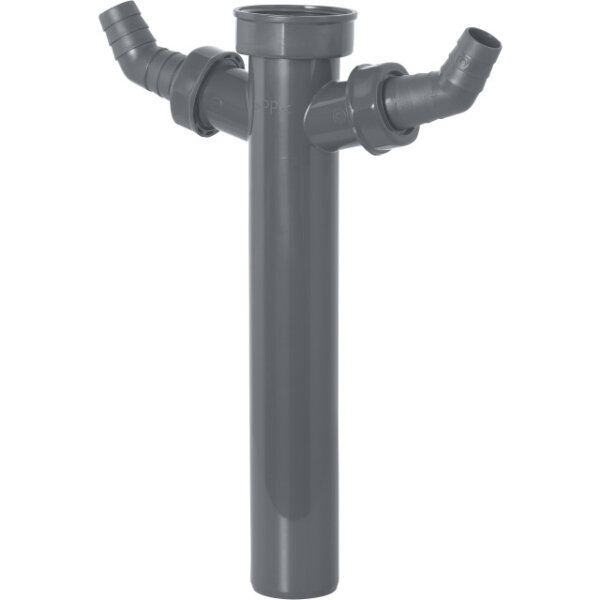 Kunststoff Verstellrohr 2 MA-Anschl. 1 1/2"IG ø40mm L250mm