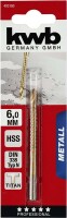 Fräsbohrer HSS TITAN 6 mm SB