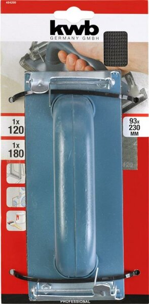 Handschleifer-Set mit Gitterleinen 93x230mm