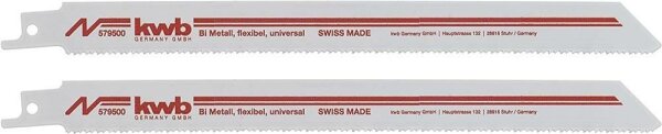 Säbelsägeblätter BiMetall flexibel 228/205mm, 2 Stück