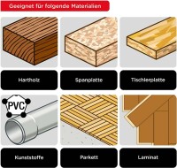 Stichsägeblätter Holz grob 152mm S20, 2 Stück