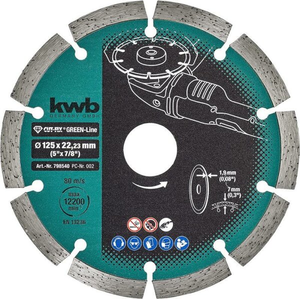 Cut-Fix Green-Line Diamant Trennscheibe Ø 125x22mm