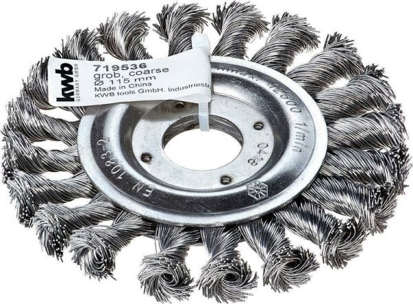 Aggresso-Flex Scheibenbürste gezopft, Ø 115mm Gewinde 22mm