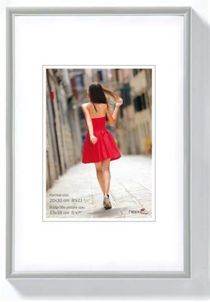 Styling Kunststoff-Rahmen 40x50cm SILBER