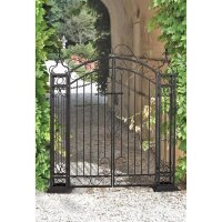 Pforte GALERAS Metall, Edelrostoptik 120x22x128cm