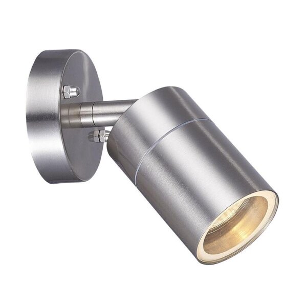 Wandleuchte Edelstahl, für außen geeignet 9,2xØ6x13,2cm